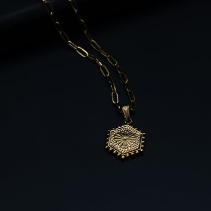 YBAN Sol Heart Necklace