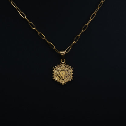 YBAN Sol Heart Necklace
